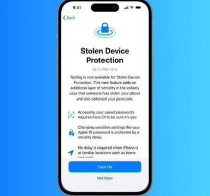渝水苹果授权维修店分享被盗设备保护功能开启方法 