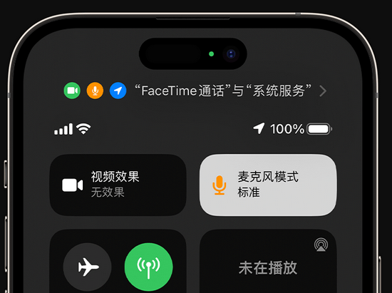 渝水苹果授权维修网点分享iPhone在通话时让你的声音更清晰 