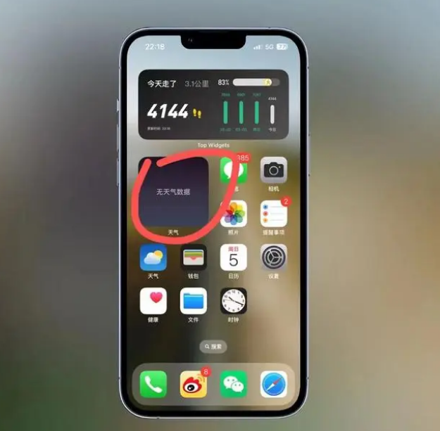 渝水苹果手机维修分享:iOS16主屏幕天气小组件无法正常工作怎么办？ 