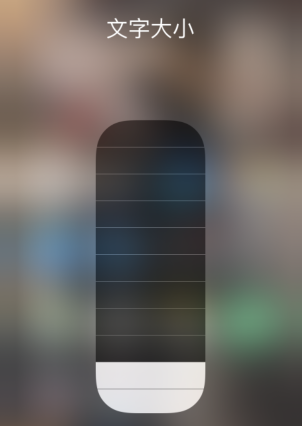 渝水苹果手机维修分享小技巧：在 iPhone 控制中心快速调节字体大小 